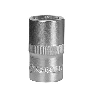Головка торцевая КОБАЛЬТ 1/2", 15 мм, Cr-V, подвес (643-088)