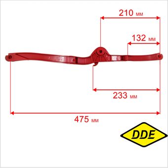 Тяга DDE LME3816 регулировки высоты стрижки (Q195528A088)