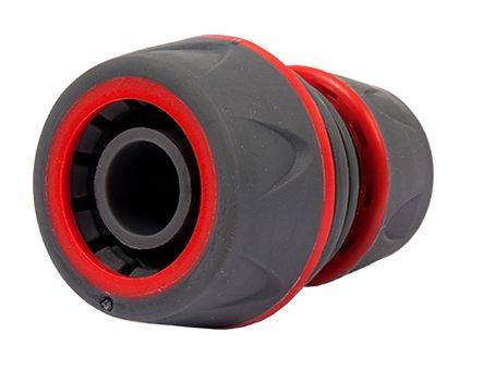 Муфта соединительная QUATTRO ELEMENTI для садового шланга 1/2" - 3/4", мягкий пластик