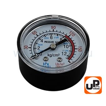 Манометр UNITED PARTS резьба внешняя 1/4", диаметр 51мм