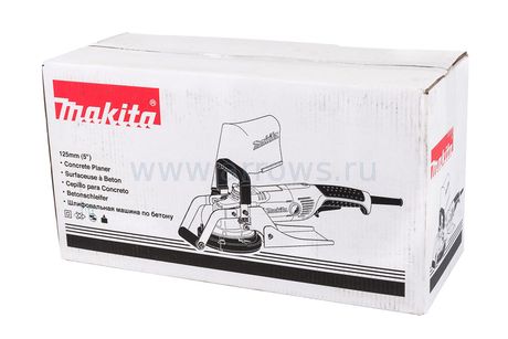 Шлифмашина угловая MAKITA PC5001C по бетону (1400 Вт, шлиф.чашка125x22.2 мм, 5.1кг, коробка)