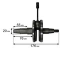 Коленвал DDE GG950/DPG1201i конус