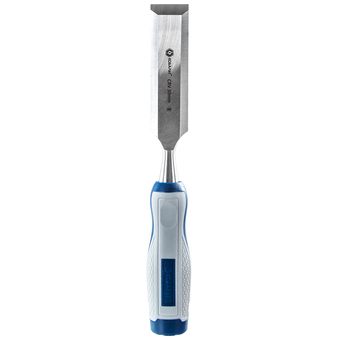 Стамеска плоская КОБАЛЬТ 30 х 140 мм, CR-V, двухкомпонентная рукоятка, подвес (245-626)