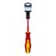 Отвертка диэлектрическая КОБАЛЬТ Ultra Grip SL 2,5 х 75 мм, CR-V, двухкомпонентная рукоятка, подвес (646-430)