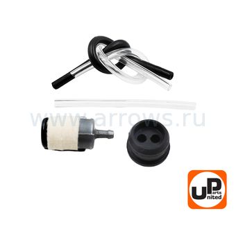 Шланг топливный UNITED PARTS для бензопил 38 куб.см. в сборе