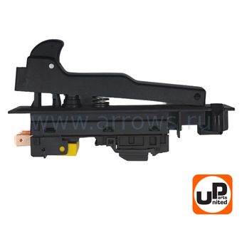 Выключатель курковый UNITED PARTS для УШМ MAKITA 9069SF, GA9030, GA9040 (4 контакта) (аналог 651178-8)