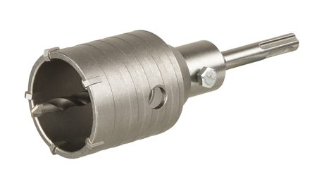 Коронка твердосплавная ПРАКТИКА SDS- Plus ударная 55 мм (1шт.) клипса (034-694)