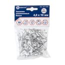 Заклепки вытяжные КОБАЛЬТ алюминиевые, 4,0 х 10 мм, белые RAL 9003 (50 шт.) пакет (911-055)