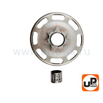 Барабан-зв. UNITED PARTS 0.325"-7T для HUSQVARNA 435/440 с подшипником (аналог 5054415-01)