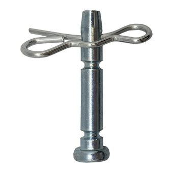 Болт крепления шнека (срезной) DDE для снегоотбрасывателя 6х42мм (шплинт в комплекте)