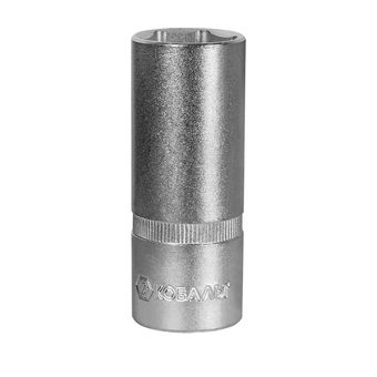 Головка торцевая глубокая КОБАЛЬТ 1/2", 22 мм, CR-V, подвес (644-122)