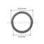 Кольцо переходное (втулка) UNITED PARTS 20х25,4х10мм для бензорезов STIHL / ECHO (пластиковое)
