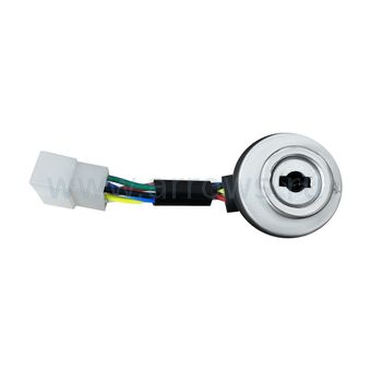 Замок зажигания UNITED PARTS универсальный, с ключом / 6 контактов