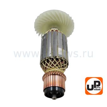 Якорь UNITED PARTS для BOSCH GWS24-180JBX/GWS24-180JVX/GWS24-230JBX/ GWS24-230GVX (аналог 1604011257)