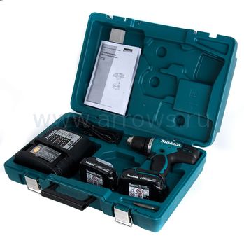 Дрель аккумуляторная безударная MAKITA DDF453SYE (18V, 42Нм, 2акб 1,5Ач, кейс)