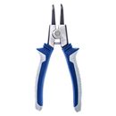 Съемник стопорных колец КОБАЛЬТ для внешних колец 12-60 мм, изогнутый, 150 мм, подвес (244-223)