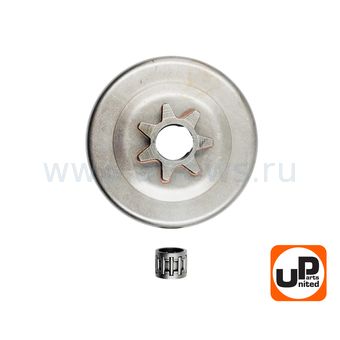Барабан зв. UNITED PARTS 3/8"-7T для HUSQVARNA 365/372 с подшипником (аналог 5038617-03)