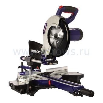 Пила торцовочная ПУЛЬСАР ПТH 255-2300С-2 (2300Вт, 255х30мм, рез 90х340мм, 3200/4500 об/мин, 16,5 кг)