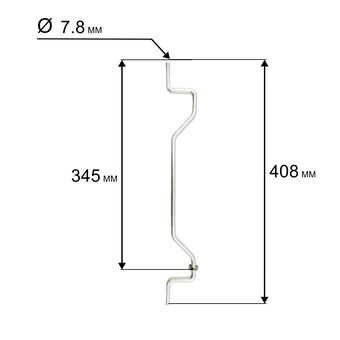 Ось  DDE LME3816/3918 колес передняя-> 791-738-069 (J0090000290R)