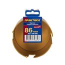 Коронка твердосплавная универсальная ПРАКТИКА  86 мм (1шт) клипса (796-856)