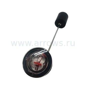 Датчик уровня топлива круглый UNITED PARTS для бензиновых генераторов и дизельных нагревателей 12-15 кВт (для отверстия Ø30мм, длина 130мм)
