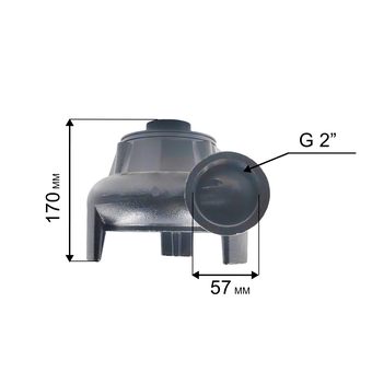 Корпус насоса водяного QUATTRO ELEMENTI Sewage 1100F Ci-Cut (до 2020г.)