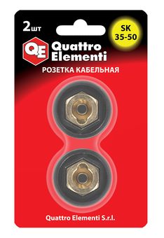 Кабельный разъем QUATTRO ELEMENTI розетка кабельная сварочного аппарата SК 35-50 ( до 315 (641-978)