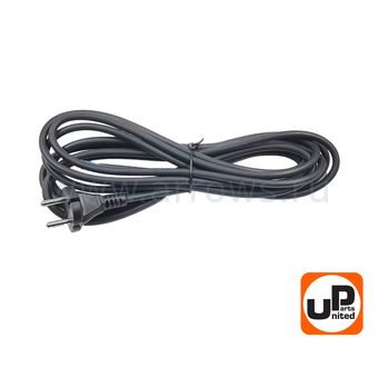 Шнур сетевой UNITED PARTS 2×1,0 мм.кв. - 4,0 м, ПГА-ВП (медь, термоэластопласт ±50С°) (90-0447)