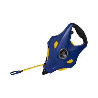 Рулетка геодезическая КОБАЛЬТ 50м x 15мм открытый корпус, фибергласовая лента, ускоренная перемотка (646-904)