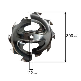 Шнек DDE снегоотбрасывателя ST5556L /6562L /8064L /6556L (169) /ST9070L (219) правый  ( одн (SJ-067)