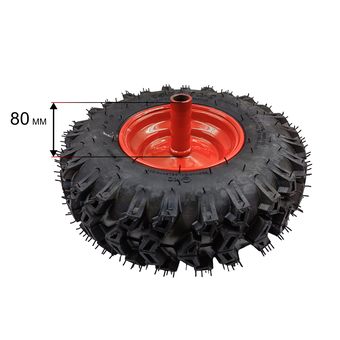 Колесо снегоотбрасывателя DDE ST6561L 14x4.60-6 левое (14x4.60-6L)