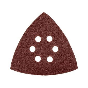 Насадка для МФИ ПРАКТИКА шлиф.листы, дельта, VELCRO, 6 отверстий 93 мм, P120, 10 шт. (240-454)