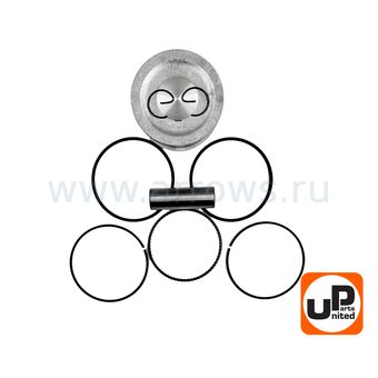 Поршень в сборе UNITED PARTS 168F, GX200 Ø68×49мм (кольцо 1,5мм)