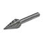Борфреза твердосплавная ПРАКТИКА тип M коническая,12 х 25 мм, хвостовик 6 мм (644-573)