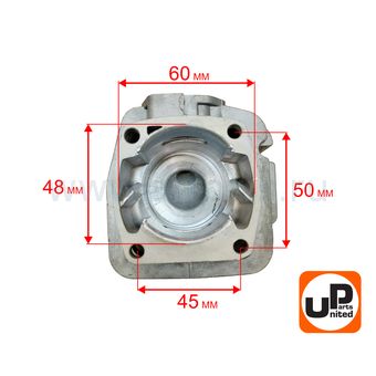 Поршневая группа UNITED PARTS для бензопил 62 куб.см. Ø47,5мм