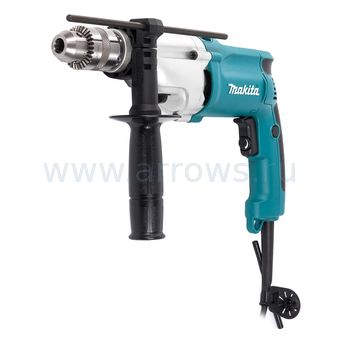 Дрель сетевая ударная MAKITA HP2050 (720Вт, 0-1200/0-2900 об.мин, ключевой патрон, кейс)