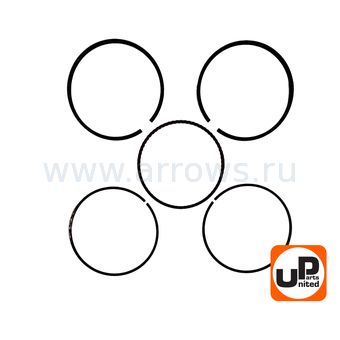 Кольцо поршневое UNITED PARTS Ø68×1,5 мм 168F, GX160/200 компл.