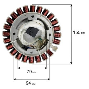 Статор DDE DPG3251Si (83.191200.01)