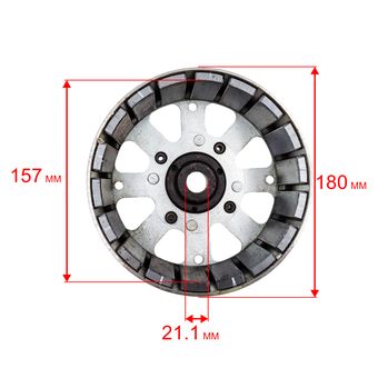 Якорь DDE DPG5551i со стороны глушителя