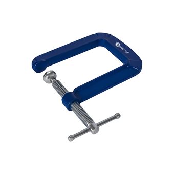 Струбцина G-образная КОБАЛЬТ ГЛУБОКАЯ, ширина зажима 65 мм, глубина зажима 135 мм (923-767)