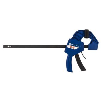 Струбцина пистолетная КОБАЛЬТ 300 мм, быстрозажимная, усиленная, СИЛА ЗАЖИМА 150 КГC (923-736)