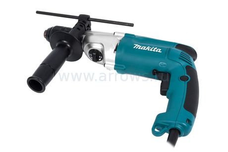 Дрель сетевая ударная MAKITA HP2051 (720Вт, 0-1200/0-2900 об. мин, быстрозажимной патрон, кейс)