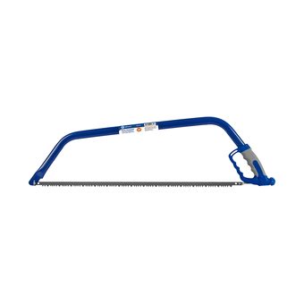 Пила лучковая КОБАЛЬТ быстрый грубый рез, 760 мм, для сырой древесины, прорезиненная рукоятка с защитой рук, быстрая смена лезвия (926-317)
