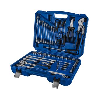 Набор инструмента универсальный КОБАЛЬТ 1/2", 45 ПРЕДМЕТОВ, кейс (919-586)