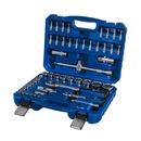 Набор инструмента универсальный КОБАЛЬТ 1/4" и 1/2", 54 ПРЕДМЕТА, кейс (919-609)