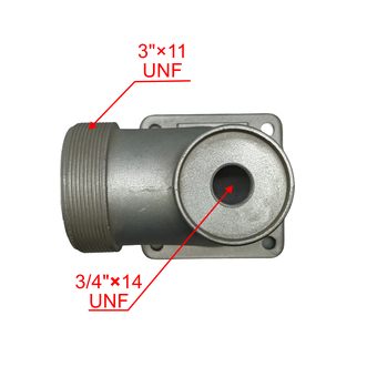 Фланец DDE GP80/PN80 верхний (3G3080015) (039030101900)