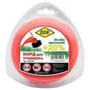 Корд триммерный DDE "Hard line" (круг армированный, диаметр 2,4 мм, длина  45 м)