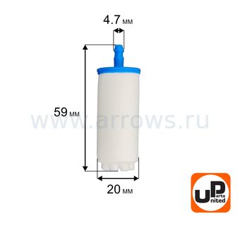 Фильтр топливный UNITED PARTS для бензорезов HUSQVARNA (аналог 5062641-01)