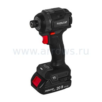 Винтоверт аккумуляторный ПУЛЬСАР ВАУ 20-230Б (20В, 60/120/180/230Нм, 2 акк, 2Ач, кейс)
