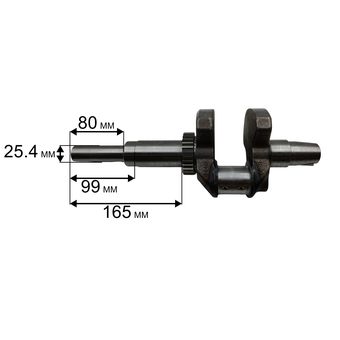 Коленвал DDE LC2P82F для трактора TR 106-300 (909-174-469)